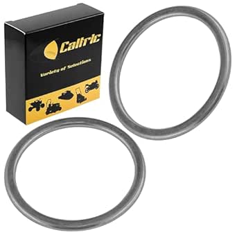 Caltric 2 Muffler Pipe Gaskets for Kawasaki Vn1500 Vulcan 1500 Nomad Fi 1999-2004
