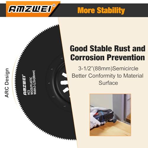 156PCS Multitool Blades Kit – Titanium Oscillating Tool Blades & Sanding Pads for Wood, Metal & Plastic | Quick Release, Universal Fit for DeWalt, Makita, Bosch, Milwaukee, Ryobi, Fein 6 156PCS Multitool Blades Kit – Titanium Oscillating Tool Blades & Sanding Pads for Wood, Metal & Plastic | Quick Release, Universal Fit for DeWalt, Makita, Bosch, Milwaukee, Ryobi, Fein - Image 6