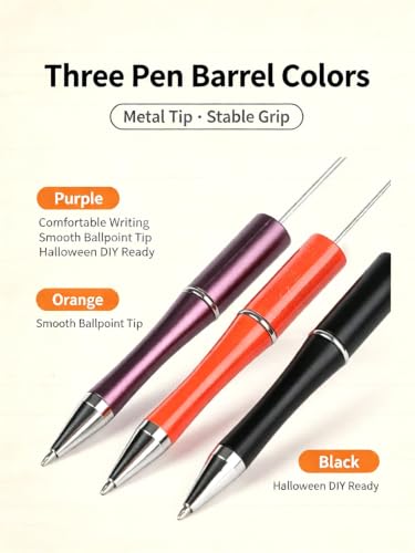 ChayWillow Halloween DIY Beadable Ballpoint Pen Set, 9Pcs - image 3