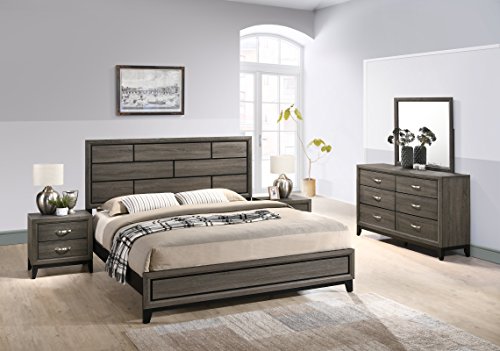 Roundhill-Furniture-Stout-Panel-King-Size-Bedroom-Set-with-Bed-Dresser-Mirror-2-Night-Stands-Grey