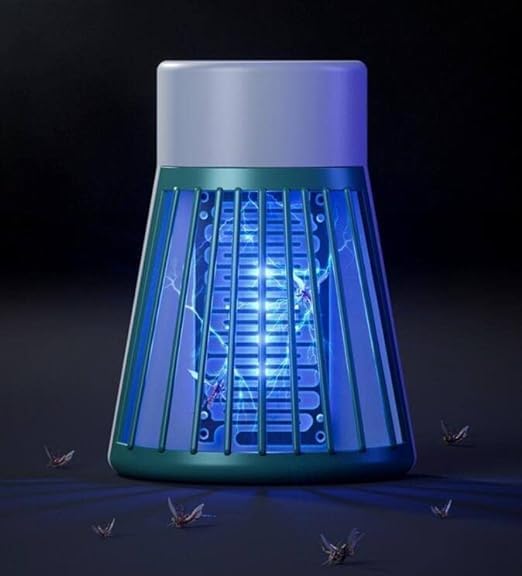 Zipzox Mosquito Bug Zapper Killer Lamp Eco Friendly Electronic LED Mosquito Killer Machine Trap Lamp Theory Screen Protector Mosquito Killer Lamp - Multicolor Pack 1 (Plug-Mosquito)