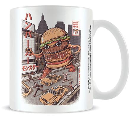 Pyramid International Ilustrata (Burgerzilla) Mug - 10Oz / 315Ml Ceramic Mug - One Size, Colour