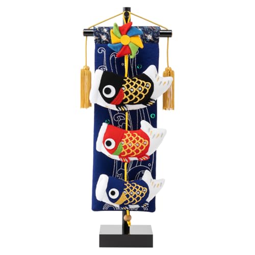 ぷりふあ 室内用 鯉のぼり ちりめん つるし飾り ミニサイズ 滝