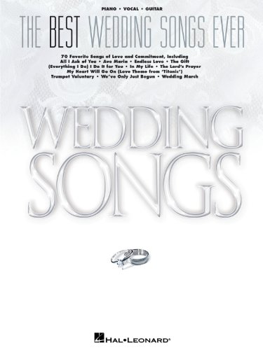 The Best Wedding Songs Ever Piano, Vocal and Guitar Chords