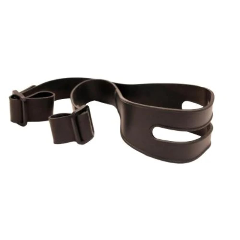 Replacement Rubber Hardhat Strap,Black