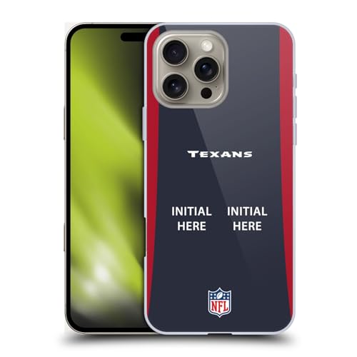 Coque NFL Houston Texans personnalisée pour iPhone 16 Pro rigide