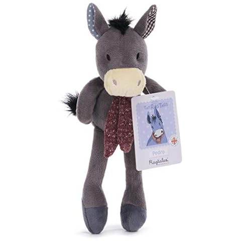 Ragtales RT708 Pedro Donkey Ragtag 8" Soft Toy (22cm), Multicolour Cover