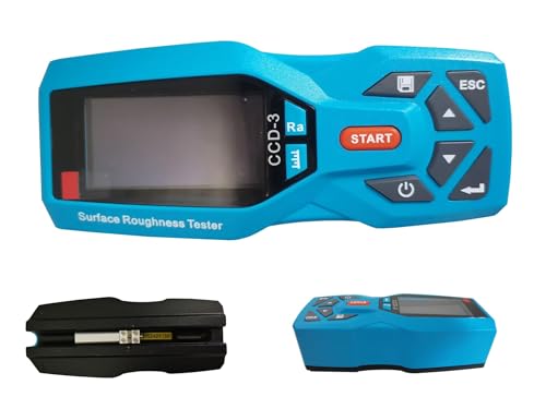 CNYST Roughness Tester Surface Roughness Gauge with Measuring Range Ra 0.005~16.000?m Rz 0.02~160.00?m Evaluation Length (1~5) L Indication Accuracy 0.001?m Visual Waveform Display