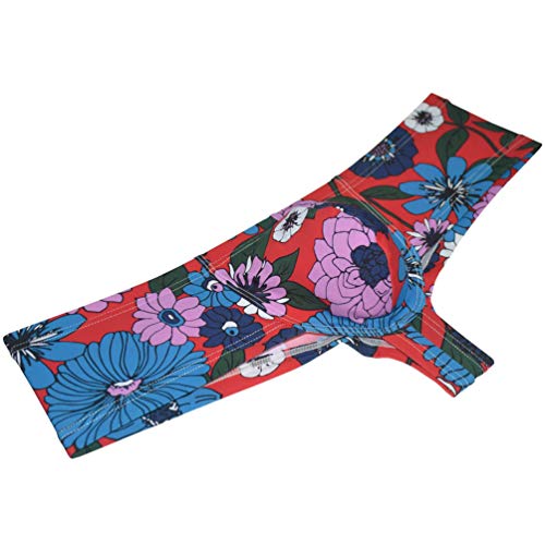 OROCOJUCO Men Cheeky Briefs Printed Body Boxer Thong Brazilian Bikini Mini Shorts Underwear Skimpy Boxers Trunks2