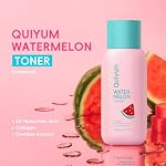 QUIYUM Watermelon Soins de la peau, Ensembles de soins de la santé pour les femmes, Ensemble de soins pour la peau avec nettoyant, Toner, Sérum, Sérage des yeux, Hydratant pour les filles adolescentes Maman fille Lover Fête des mères Anniversaire Noël 5pcs