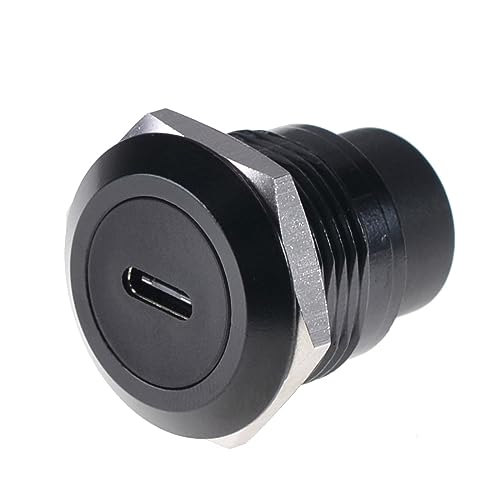 Conector USB C tipo hembra impermeable 2 pack miniatura 1
