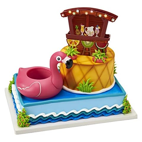 DecoPac Tropical Party Cake Topper Set Cover