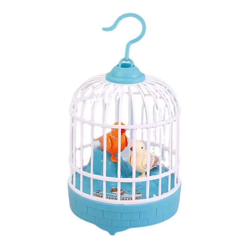SRISU TRENDZ Kids Lovely Talking Bird Cage with Light and Music Voice Controlled Induction Bird Mini Birdcage Pet Toy for Children Best Birthday Gifts (B0DD6VZXPY) Amazon Price History, Amazon Price Tracker