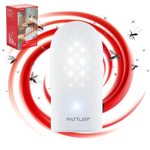 PATTLER® Effektiver Mückenstecker Mottenfalle Fliegenfalle Innenbereich - Ideal für Küche,