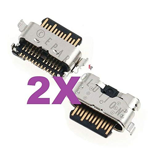 ePartSolution 2X USB Charger Charging Port Dock Connector USB Port Type C Replacement for Metro PCS Wiko Voix U616AT USA (2pcs)