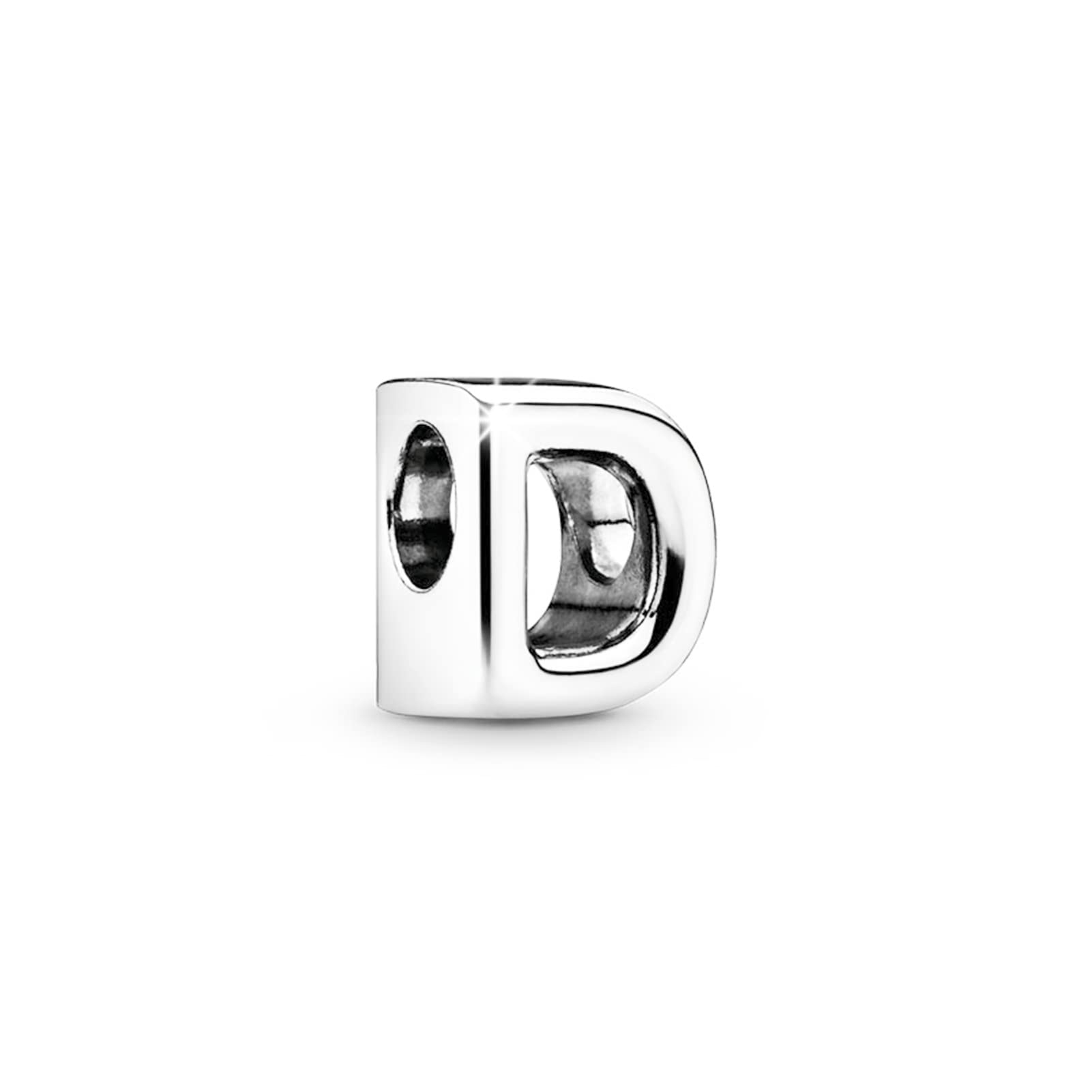 PARCOM Initial Charms Fits Pandora Bracelet S925 Sterling Silver Letter Charms for Bracelets Alphabet A-Z Letters Bead Bracelet for Women Birthday Ceremony Charm Bracelets Necklace Pendent Anklet DIY Jewelry