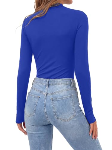 Image of OPOIPIN Women's Long Sleeve Basic Bodysuit