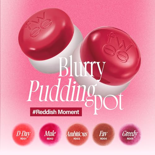 LipCheek-Blurry-Pudding-Pot-Reddish-Moment-Ambitious-Makeup-Blush-Buildable-Lightweight-Multi-Use-Soft-Matte-Finish-5g