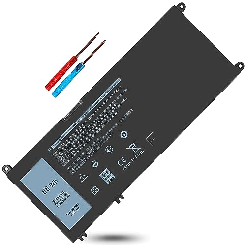 56WH 33YDH Battery for Dell Inspiron 17 7000 7773 7778 7779 7786 2-in-1 15 7577 G3 15 3579 3779 G5 15 5587 G7 15 7588 Latitude 13 3000 3380 15 3580 3590 14 3490 Vostro 7570 7580 033YDH PVHT1 0PVHT1
