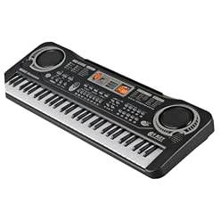 HEMOTON 61 Enfants Piano Orgue Électronique Claviers Électroniques Enfant Jouet Multifonction - Les Beatles, Paul McCartney, John Lennon, RIngo Starr, George Harrison