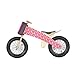 Produktbild DIPDAP Lauflernrad - Balance aus Holz Kinder Fahrrad Laufrad Rose Bären für Kinder ab 3 Jahren