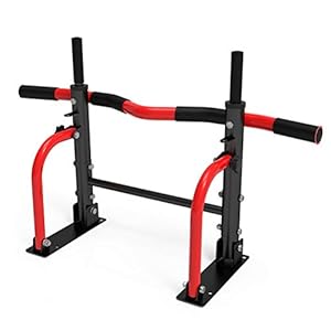 YXCUSAM Wandmontage Klimmzugstange Rot für Home Gym