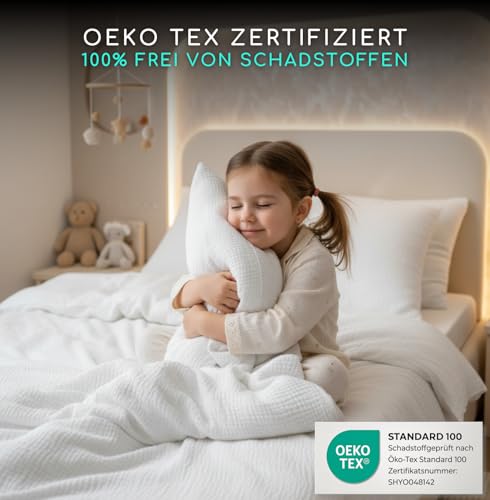 Parure de lit enfant mousseline de coton haut de gamme - 7