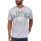 Junk Food Clothing x NFL - New York Jets - Bold Logo - Unisex Adult Short Sleeve Fan T-Shirt for Men and Women - Size 3X-Large