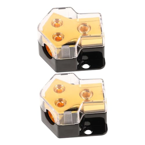 KOMBIUDA Car Amplifier Splitters Power Distribution Block Ground Distributor for Vehicle Audio System Sturdy Design Reliable Power Splitter Suitable for Car Audio Installation