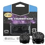 Thumb Grips for PS4 PS5 Controller, Silicone Thumbsticks High-Rise & Mid-Rise Joystick Grip Thumb Stick Caps Accessories for Playstation 4 5 FPS Increase Comfort Improved Accuracy 2Pcs Black