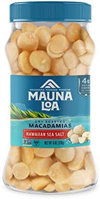 Mauna Loa Sea Salt Roasted Macadamia Nuts, 6 oz Jar