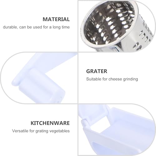 Rallador manual giratorio de acero inoxidable con contenedor miniatura 3