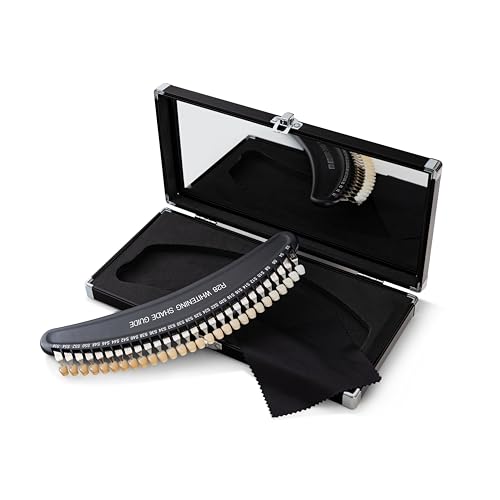 Image of Professional 3D R-28 Dental Tooth Teeth Whitening Shade Guide for Dentist Tracking Teeth Whitening Course, Tooth Shade Guide with 28Colors