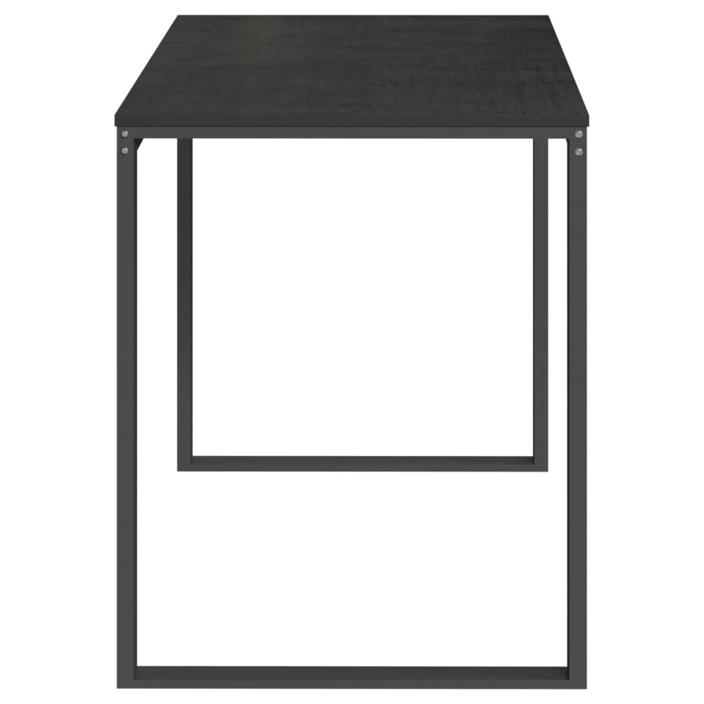 Scrivania Make Up Scrivania Gaming Tavolo Gaming Tavolo Da Lavoro Scrivania per Computer Nera 110x60x73 cm in Legno Multistrato per Soggiorno Sala Studio Studio Camera Da Letto