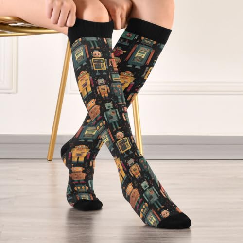 Image of Fisyme Socks for Women Men Warm Comfort Athletic Crew Running Hiking Cycling Compression Socks