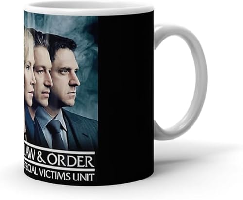 Miniatura 3 de Taza de café de cerámica blanca ley lavavajillas y microondas té orden vacaciones fiesta equipo boda 15 11 oz taza hogar seguro cumpleaños