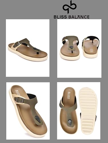 Image of Extra Super Soft Comfortable Cushion with Adjustable Strap Lightweight Sandal Waterproof Pain Relief Anti-Skid Sole Slipper OUTDoor INDoor Stylish Footwear for Women All-Day Comfort BB1105