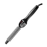 REVLON Perfect Heat Ceramic Curling Iron Brush, Black, 3/4'