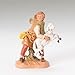Fontanini Aaron The Shepherd Holding a Sheep Italian Nativity Village Figurine