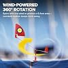 Bird B Gone - Repeller 360 - Spinning Bird Deterrent With Scare Eye Flags - Deters Seagulls and Other Birds From Landing - Durable Windproof Design - For Boats, Docks, Lights - Easy Installation - 6ft