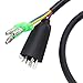 Gavigain 600mm Motor Convert Extension Cable, 9 Pin Conversion Line Waterproof Connector, Electric Bicycle Motor Extend Cable