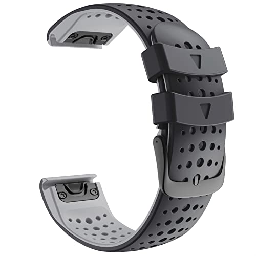 Bracelet Garmin Fenix 5 / 6 Easy Fit en silicone couleur agate pour Forerunner 935 945