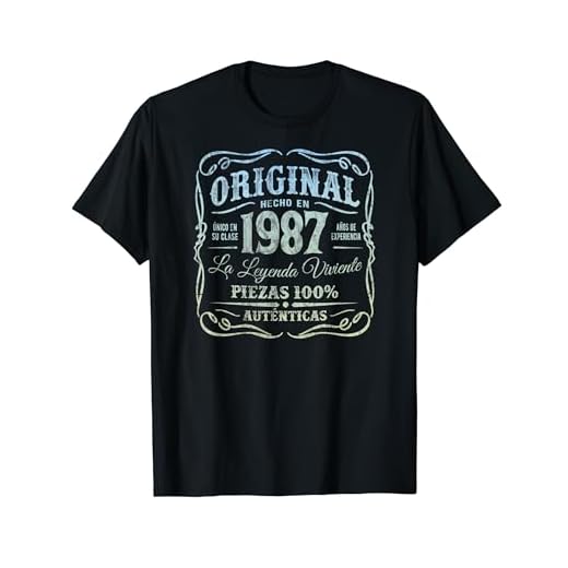 Original Hecho En 1987 Vintage Cumpleaños Camiseta