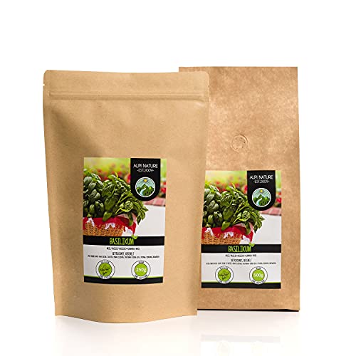 Basilicum geraspt (250g), basilicum voorzichtig gedroogd, 100% puur en natuurlijk voor de bereiding van kruidenmengsels - Afbeelding 7
