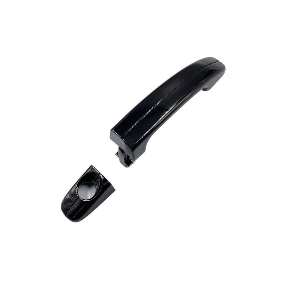 Bikkjbk Have Hole Type Car Vehicle Door Handle Door Ouer Handle With Cap Black Painted For Focus For Escape 2012-2017 Car Vehicle Grab