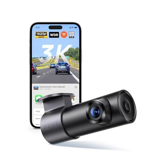 70mai 2K WiFi Dash am für Autos M310, 1296P WDR Autokamera, Super Nachtsicht, 24-Stunden Parküberwachung mit APP Steuerung, Schleifenaufzeichnung Kollisionsdetektion Max. 256 GB