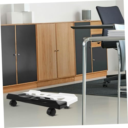 Soporte móvil para torre de computadora OSALADI con ruedas ajustables, ideal para almacenamiento bajo escritorio y piso miniatura 5