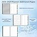Daily Planner 2026-2027, 18-Month Weekly and Monthly Calendar Planner, January 2026 - June 2027, Planning Agenda Book with Laminated Tabs, Flexible Cover, 100GSM Thick Paper, A5 Size,Black