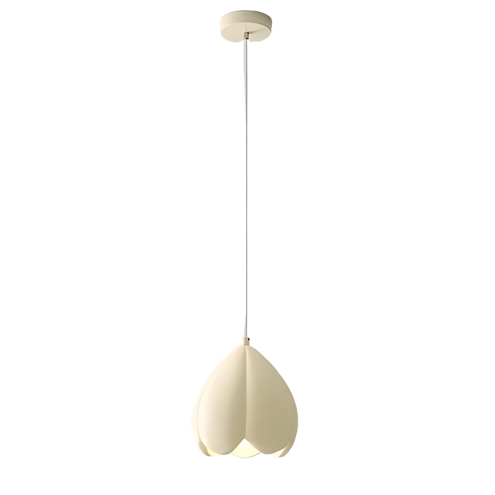 YNVIOZM Modern Minimalist Pendant Lighting for Kitchen Island Dining Room Sink Foyer, Mini Resin Hanging Ceiling Lighting Fixture Contemporary Simple Petal Designs Pendant Light