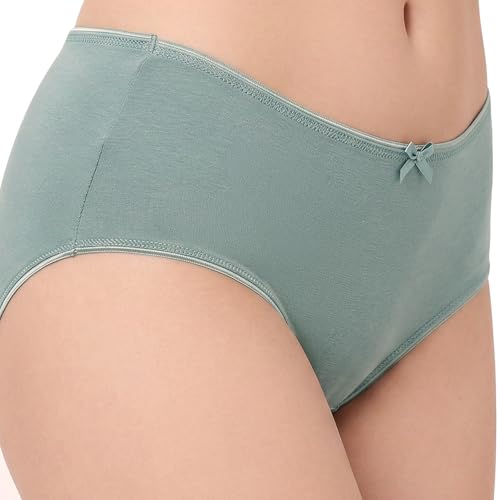 Image of juliet Cotton Hipster Premium Panties Set of 5 Full Coverage Stretchable Fabric